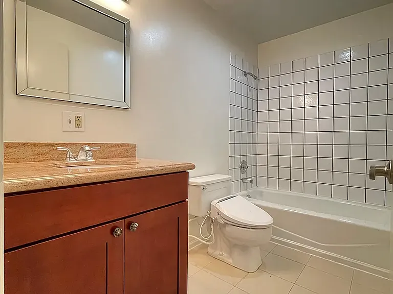 Lower-level full bathroom