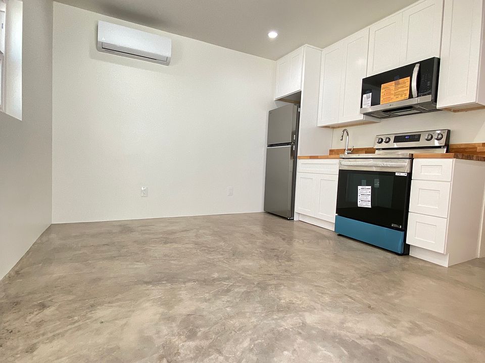 Main living-space.
All new appliances in kitchenette.