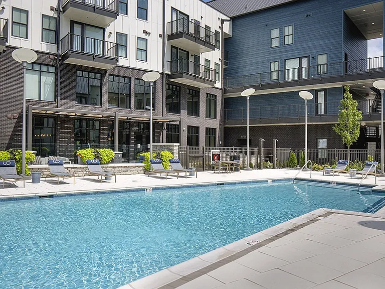 Resort-style pool and expansive sundeck
