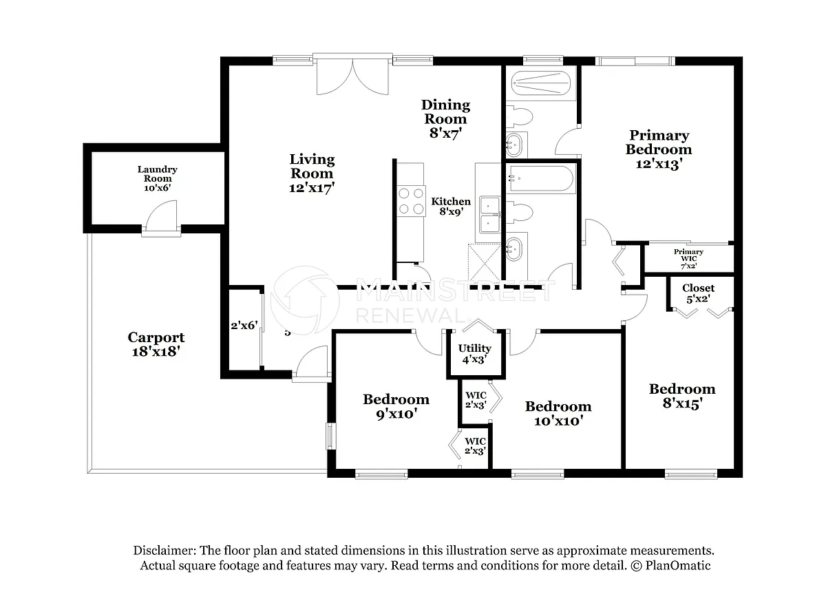 Floor Plan - 6675 E Fayette St