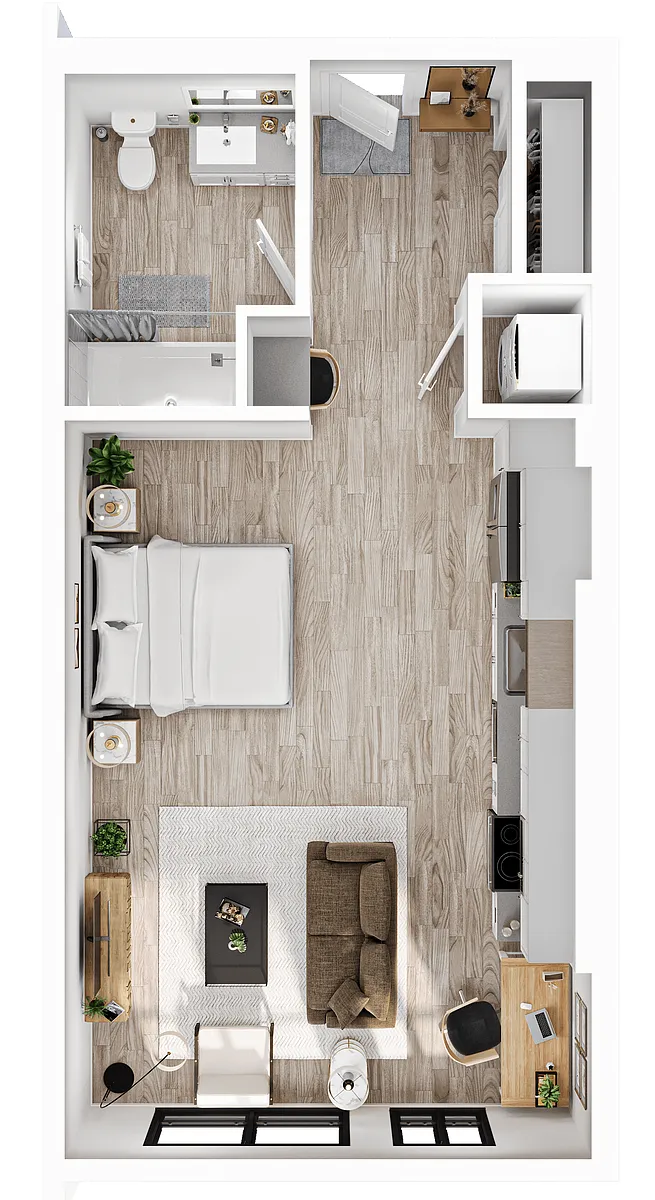 Floor plan Studio-S1