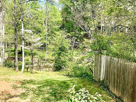Upstairs window - creek view