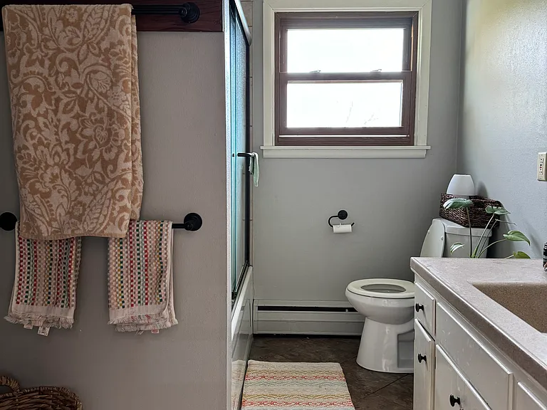 Attached primary bathroom