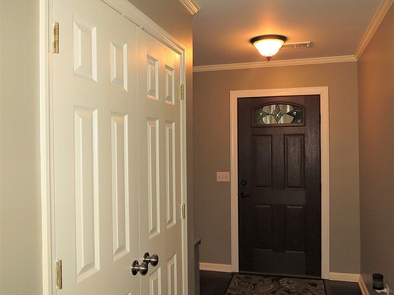 Foyer with New Front Door