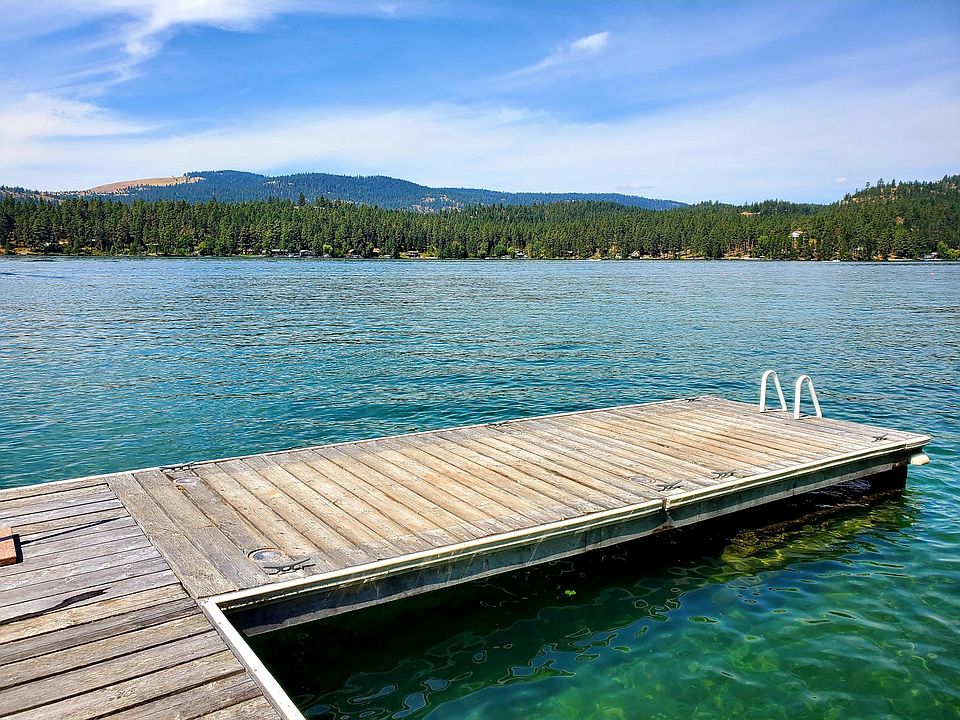 View of shared, private dock on property.