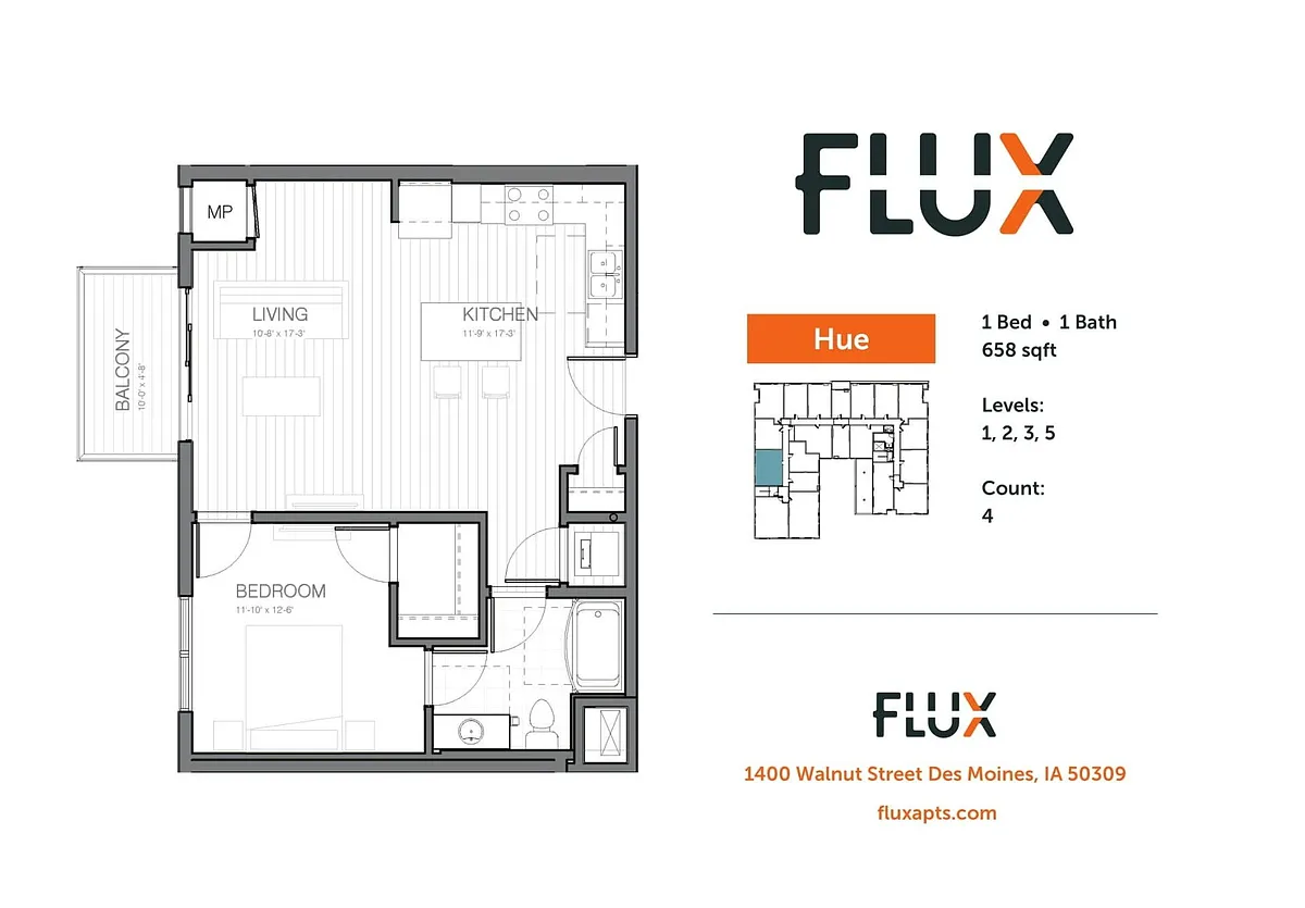 Floor plan Hue