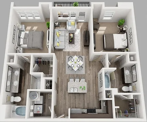 Floor plan B3
