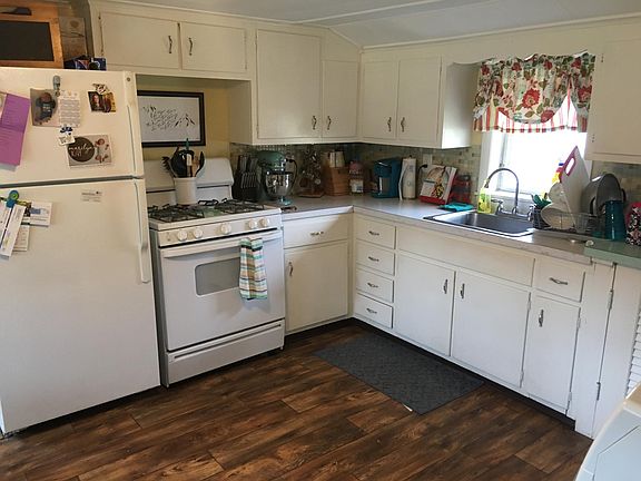 Kitchen with gas stove