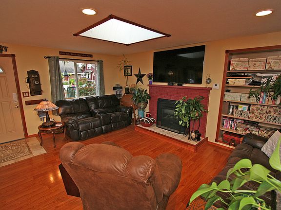 Skylit family room