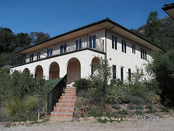 Front view of main house