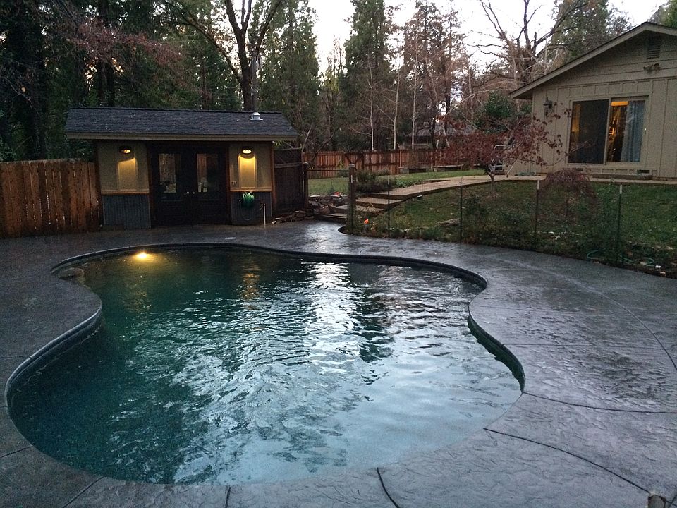 Remodeled pool & pool house