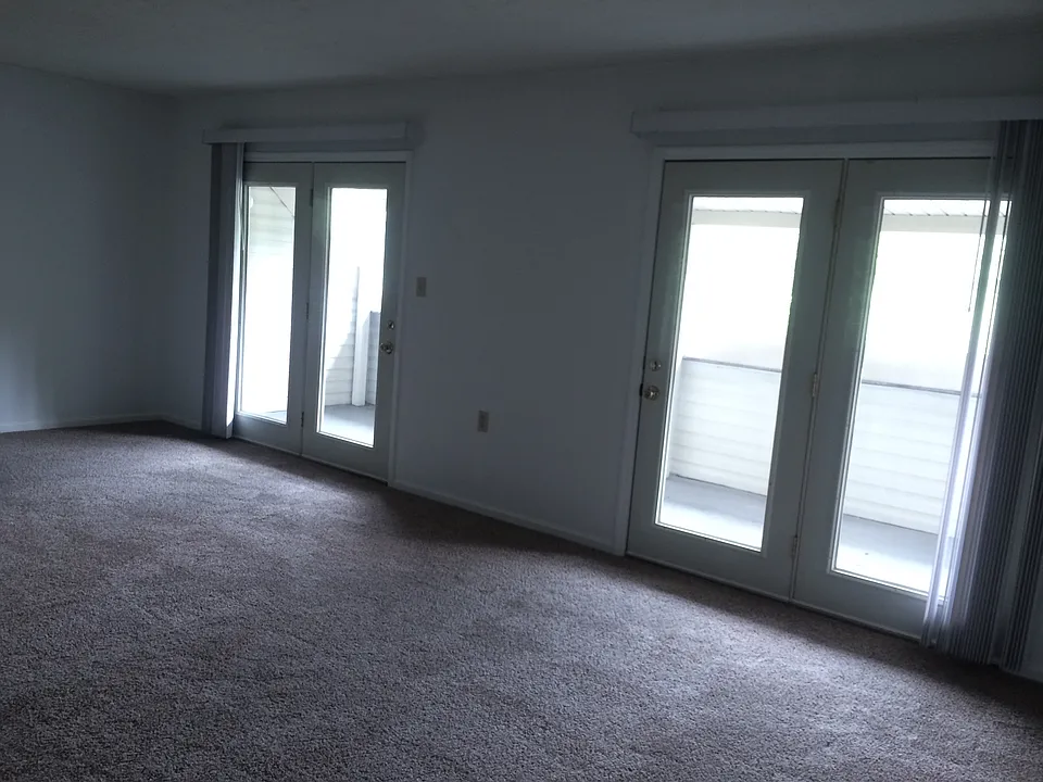 Living/Dining area with access to covered porch.