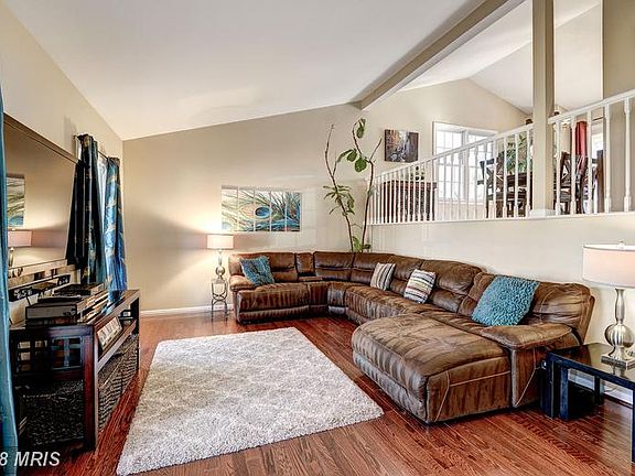 LIVING ROOM with NEW HARDWOOD FLOORS