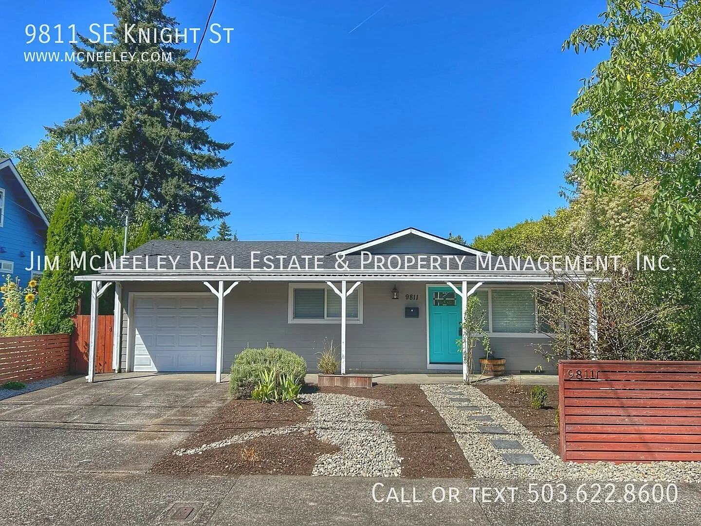 Lents Three Bedroom Remodeled One Level with Central Air and Fenced Backyard — Photo 1