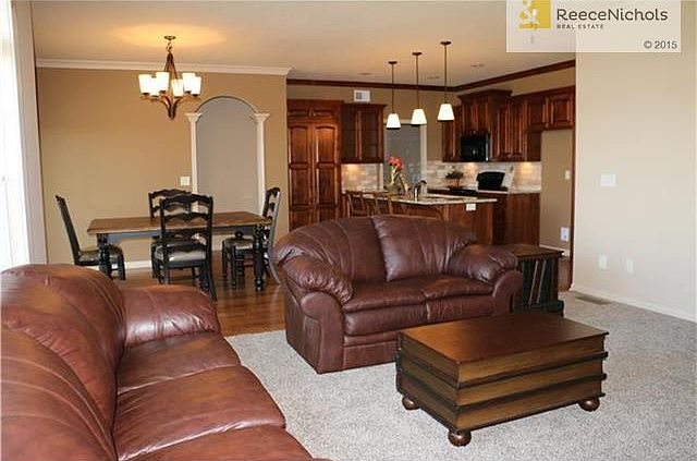 One of our models shows how warm and cozy with furniture.......bring your own ideas.