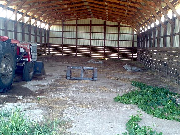 Orange Hay Shed