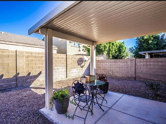 Nice back patio with privacy