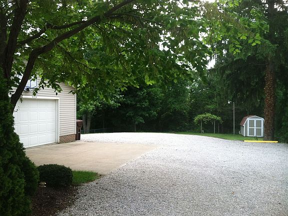 Oversized Driveway partly paved