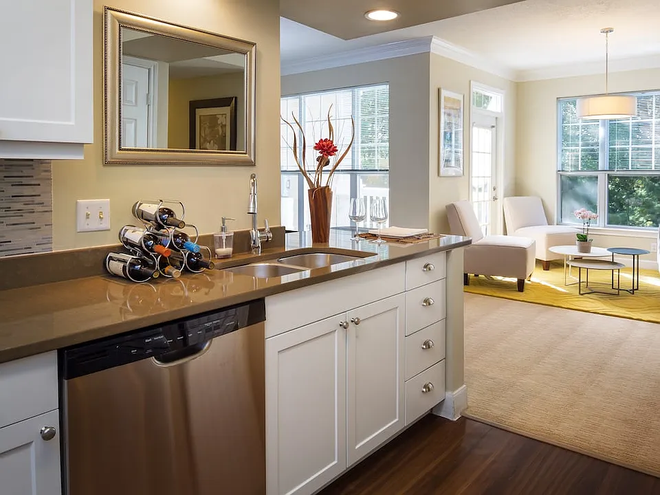 Kitchen and Living Room