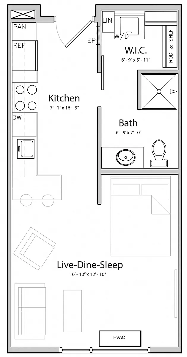 Floor plan Zen (A1.1)