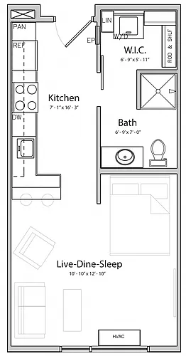 Floor plan Zen (A1.1)