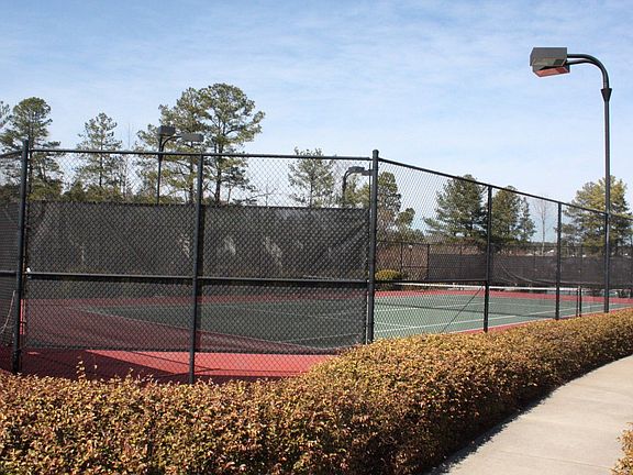 Tennis Courts with night time lighting