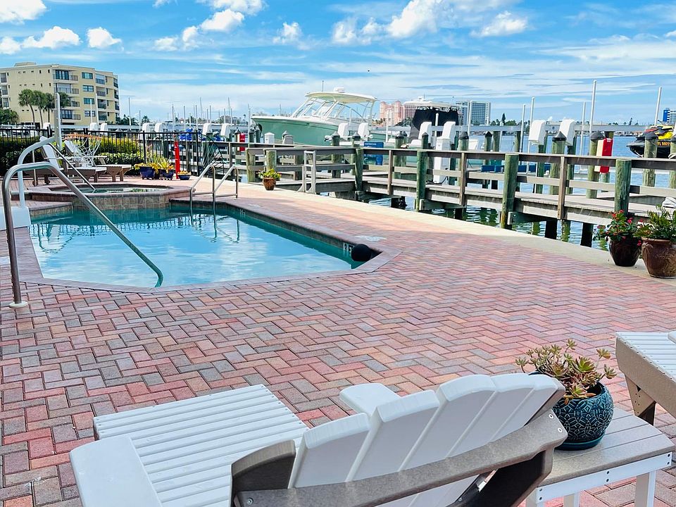Pool and Marina Area