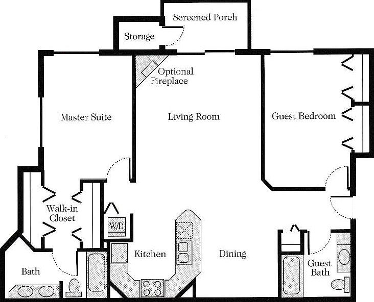 not pictured: bonus office nook