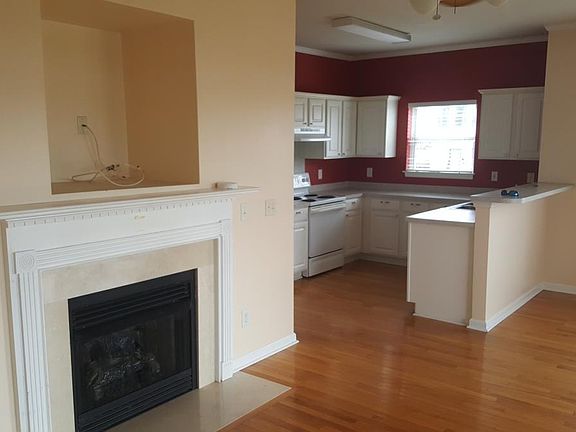 Living room and kitchen