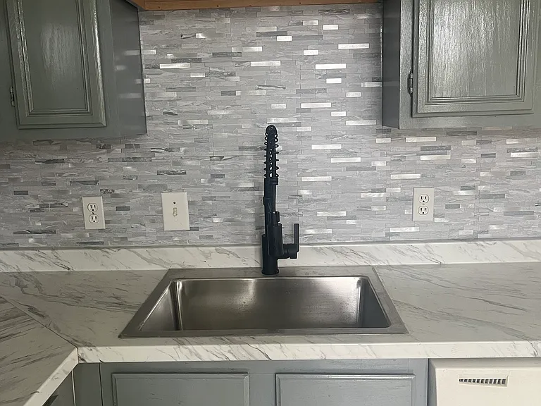 New Deep Modern Kitchen sink and faucet