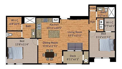 Floor plan 2AY