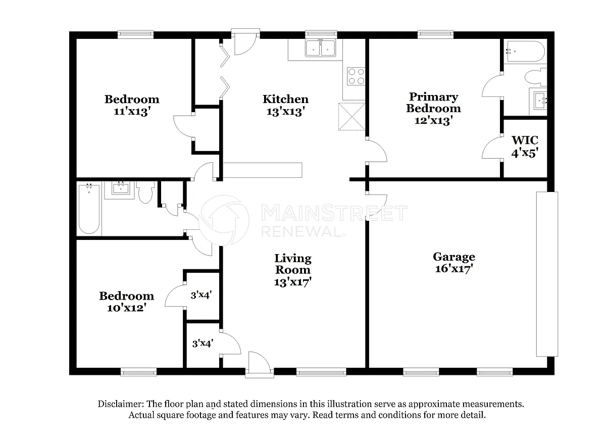 Floor Plan - 7600 Prairie Rd