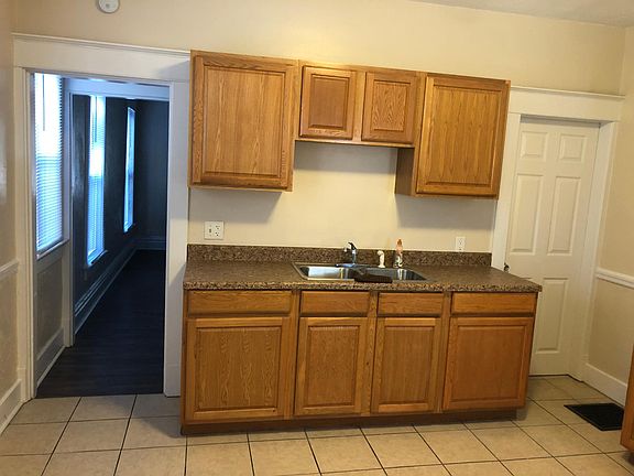 Kitchen opens into the dining room