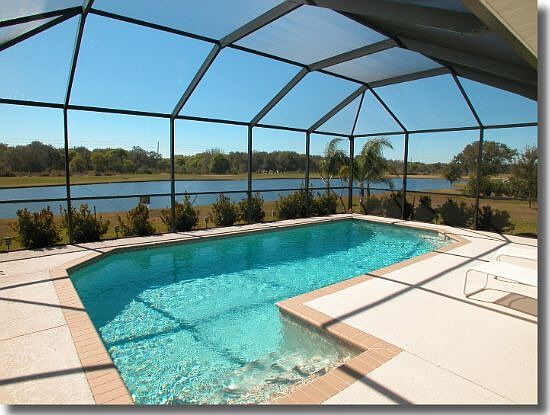 Pool and Lake View
