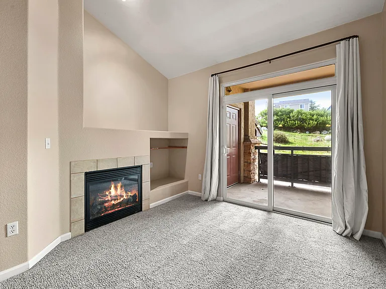 Living room and 1st patio