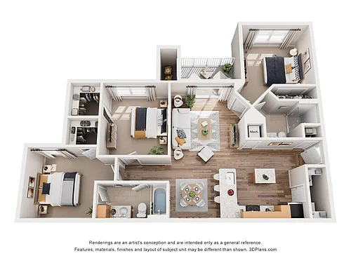 Floor plan 3 Bedroom