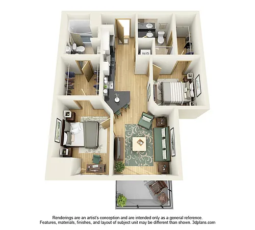 Floor plan NoLo West - B5
