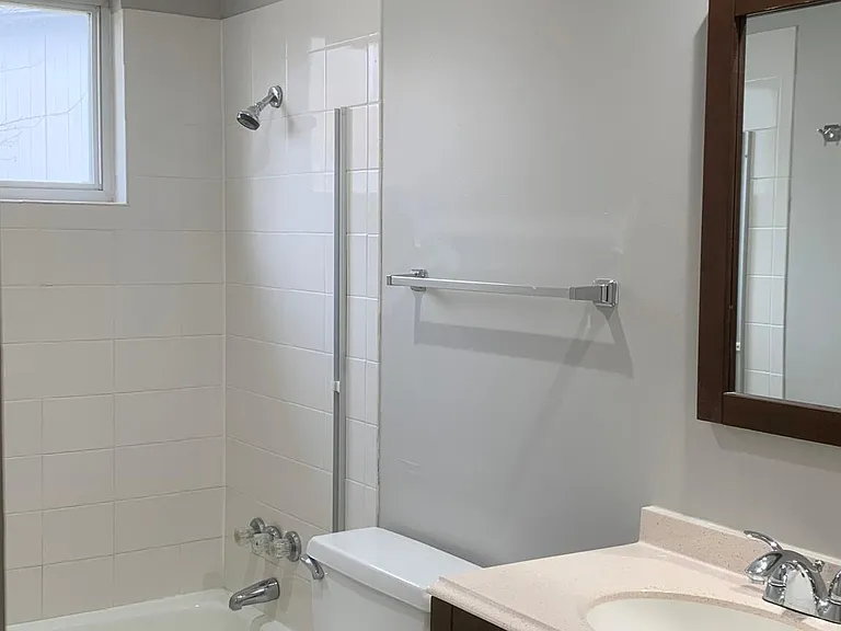 Bathroom in the hallway