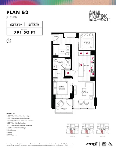 Floor plan Plan Jr. B2