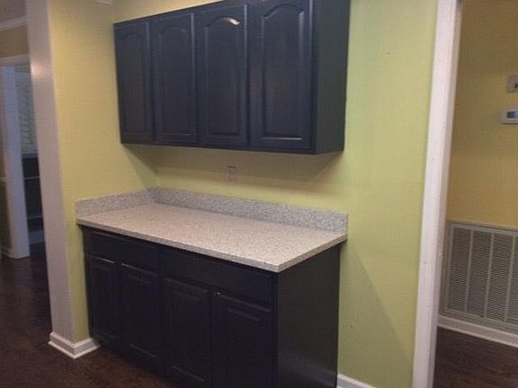Additional cabinet and countertop space