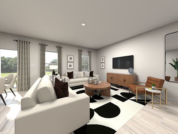 Great room of the Camden