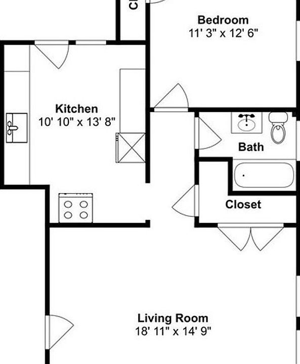 1st image of 801 Martin Luther King Jr Way APT 2