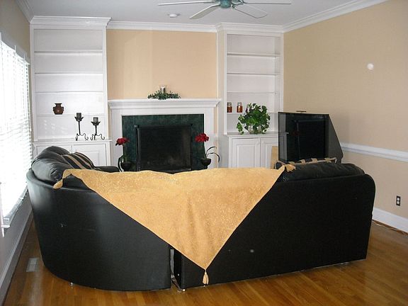 family room  fireplace