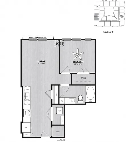 Floor plan A1