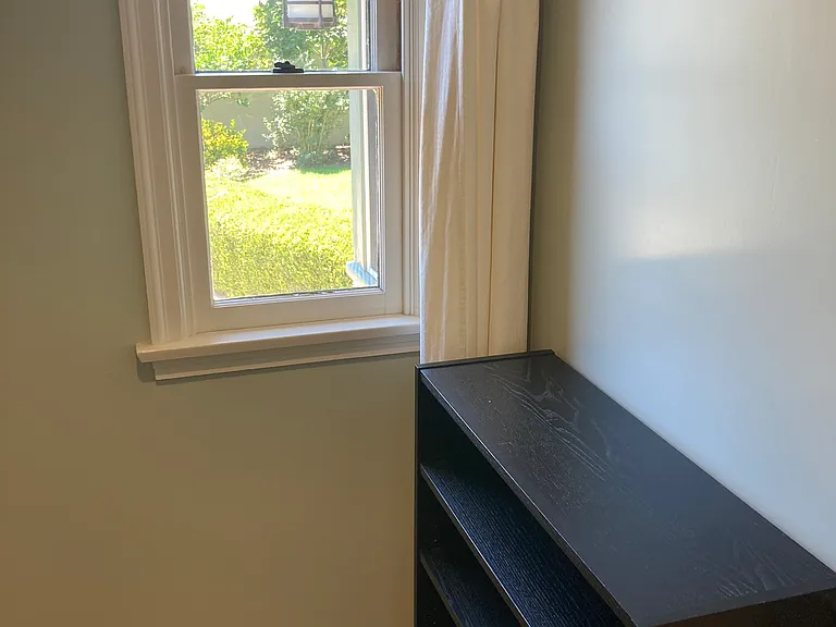 Shoe rack in closet