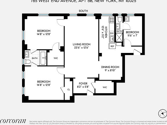 3rd image of 785 W End Ave APT 6B