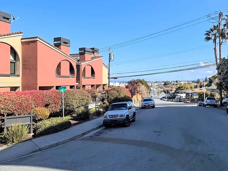 Front entrance of Spring Valley Laurel Street Complex; separate gate.