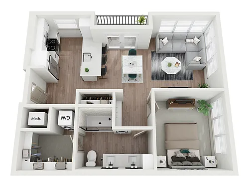 Floor plan A5S - District Square