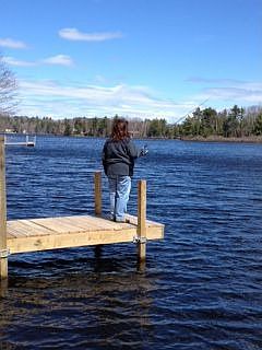 fish from your own boat dock