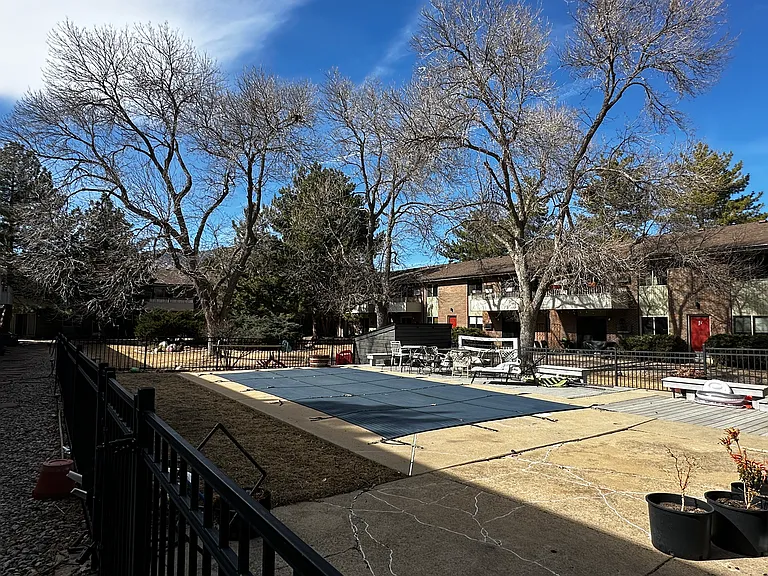 Shared courtyard pool